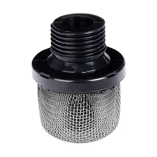 Graco 288716 Inlet Strainer, Mesh Filter, Plastic/Stainless Steel Black/Silver