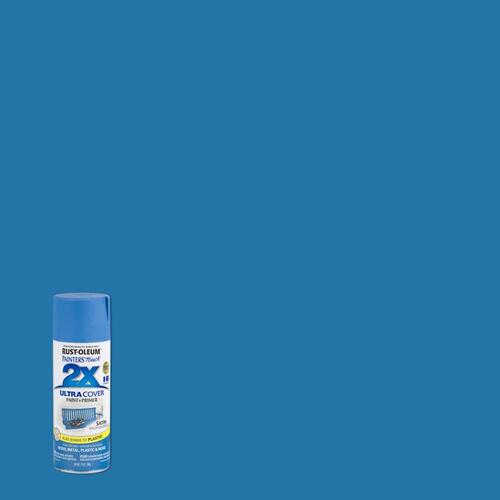 PAINTER'S Touch Satin Spray Paint, Satin, Wildflower Blue, 12 oz, Aerosol Can