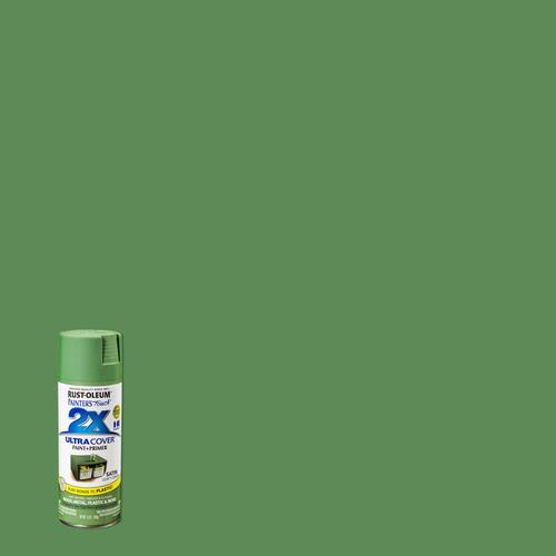 PAINTER'S Touch Satin Spray Paint, Satin, Leafy Green, 12 oz, Aerosol Can