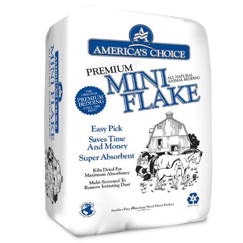 America's Choice 3.0P2MINIAC Mini Flake Animal Bedding Mini Flake 4 cu ft Wood