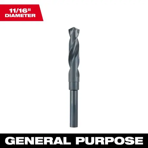 Drill Bit Thunderbolt 11/16" X 6" L 3-Flat Shank Black Oxide