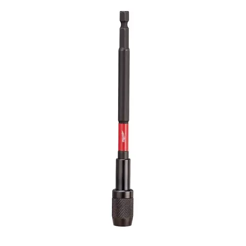 Milwaukee 48-32-4532 SHOCKWAVE Bit Holder, 1/4 in Drive, Hex Drive, 1/4 in Shank, Hex Shank, Steel