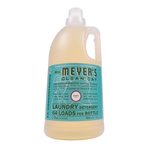 Clean Day Laundry Detergent, 64 oz Bottle, Liquid, Basil