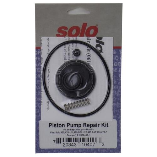 Solo 0610407-K Piston Pump Repair Kit Nozzle