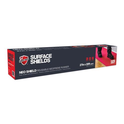 Floor Protection NeoShield 1.5 mil T X 27" W X 20 ft. L Rubber Red 1 Red