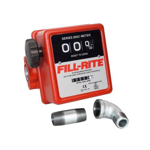 Fill-Rite 807CMK Fuel Meter Kit Aluminum 20 gpm