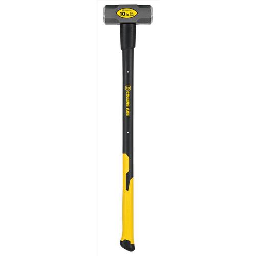 Sledge Hammer 10 lb Steel 35" Fiberglass Handle