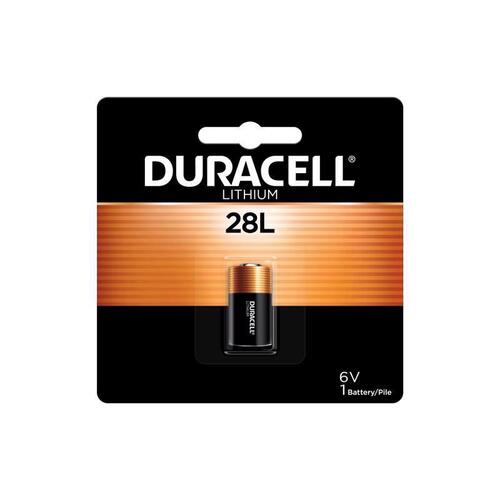 DURACELL PX28LBPK Battery, 6 V Battery, 160 mAh, PX28L Battery, Lithium, Manganese Dioxide