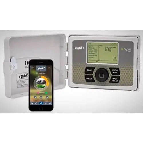 WiFi Sprinkler Timer B-Hyve Programmable 12 Zone White