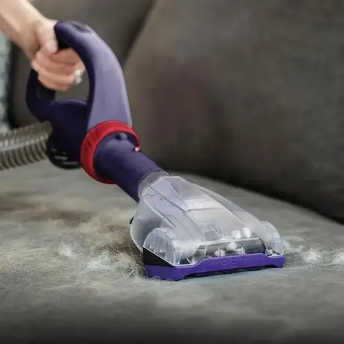 HOOVER UH74210M Upright Vacuum PowerDrive Bagless Corded HEPA Filter Purple