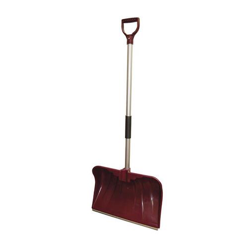 Pathmaster 36PLW-S Snow Shovel and Pusher, 20 in W Blade, Polyethylene Blade, Aluminum Handle, D-Shaped Handle, 38 in L Handle