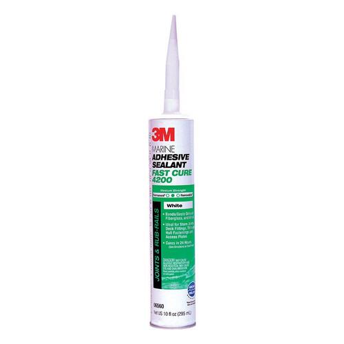 Adhesive/Sealant White Paste 0.1 gal Cartridge