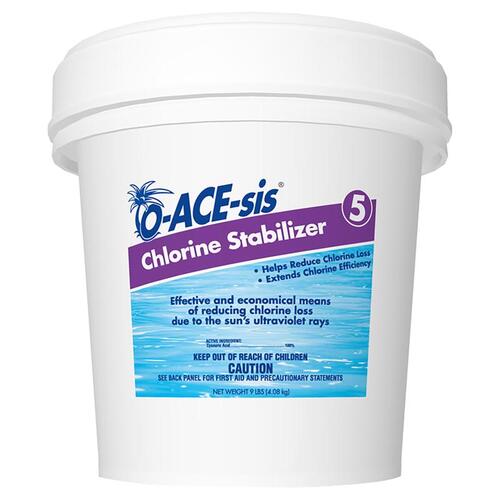 O-ACE-sis F081009036AI Chlorine Stabilizer Granule 9 lb