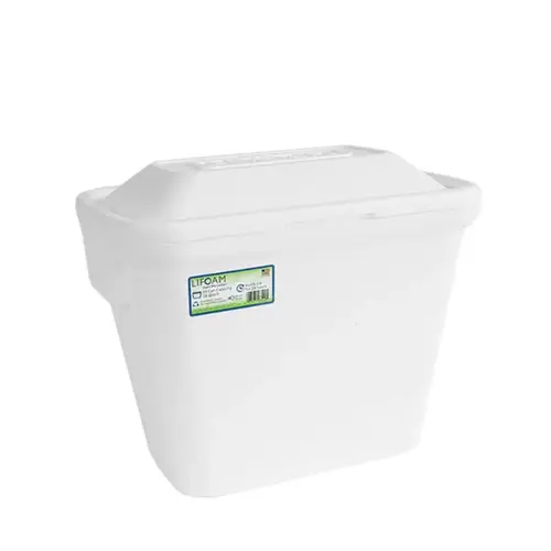 3542 Ice Chest, 12 qt Cooler, Styrofoam, White - pack of 12