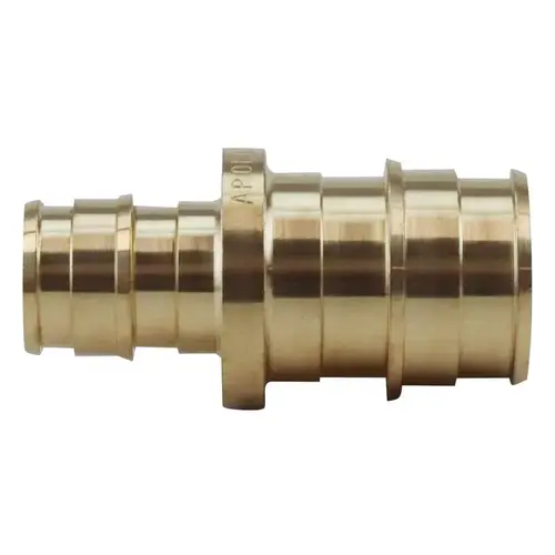 ExpansionPEX Series Coupling, 1/2 x 3/4 in, Barb, Brass, 200 psi Pressure