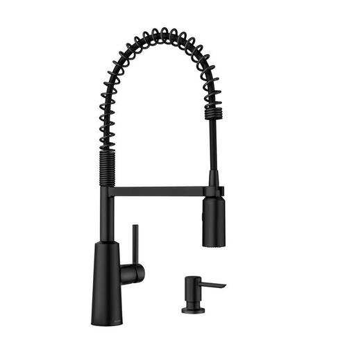 Kitchen Faucet Nori One Handle Matte Black Matte Black