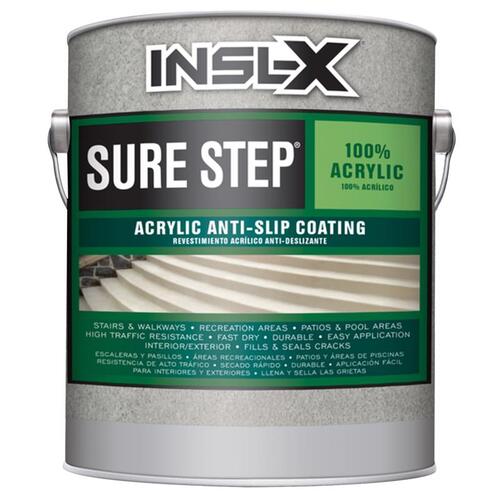 Insl-X SU0308092-01 Anti-slip Coating Sure Step Flat Gray Pearl Oil-Based 1 gal Gray Pearl