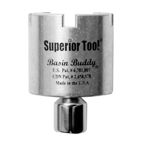 Faucet Nut Wrench Basin Buddy 1-1/2" 1/4 and 3/8" drive Chrome