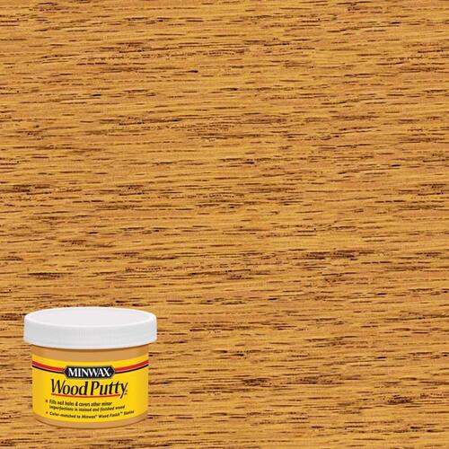 Wood Putty, Liquid, Golden Oak, 3.75 oz Jar