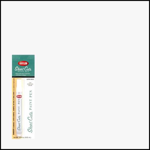 Paint Pen Short Cuts Gloss White 1/3 Gloss White - pack of 6