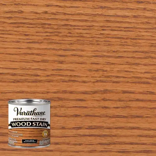 Fast Dry Wood Stain Premium Golden Mahogany Oil-Based 0.5 pt Golden Mahogany