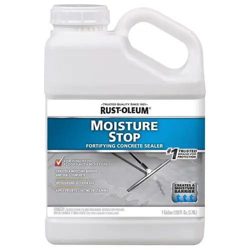 Moisture Stop Fortifying Sealer, Clear/Low Luster, 1 gal - pack of 4