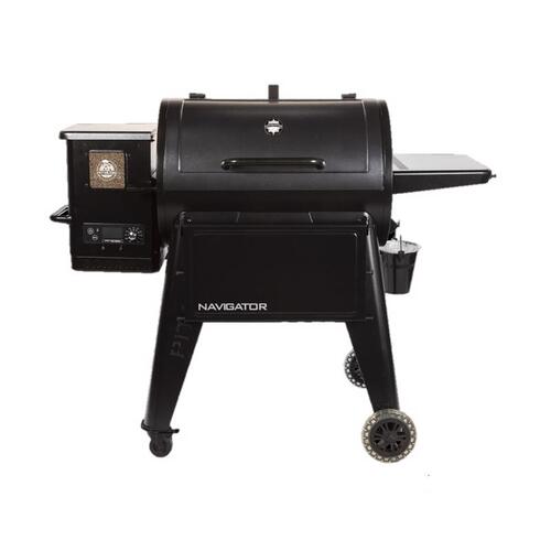 Pit Boss 10527 Pellet Grill, 40,000 Btu, 879 sq-in Primary Cooking Surface, Steel Body, Black
