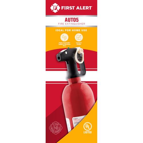 Fire Extinguisher, 1.4 lb Capacity, Sodium Bicarbonate, 5-B:C Class