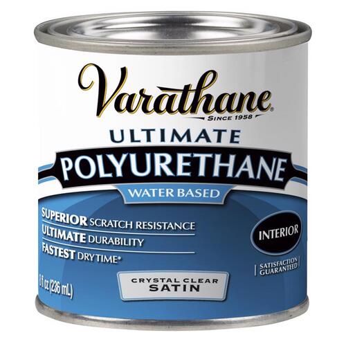 Polyurethane, Liquid, Crystal Clear, 0.5 pt, Can