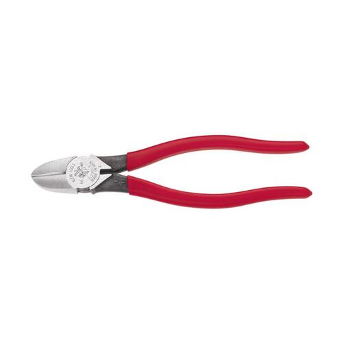 Klein Tools D220-7 Diagonal Cutting Pliers 7.7" Plastic/Steel Standard Red
