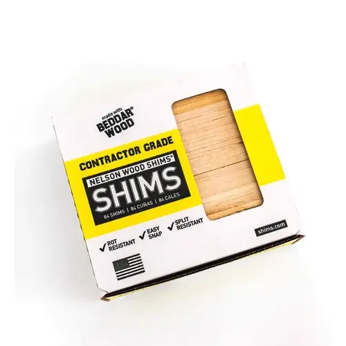 Nelson CSH8/84/312 Shim Wood s 1.5" W X 8" L Wood