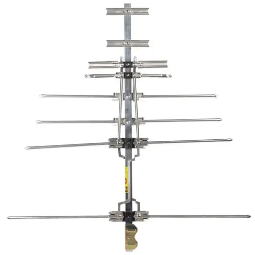 RCA ANT754E Local HD, Digital & Analog TV Metallic Outdoor Antenna Silver