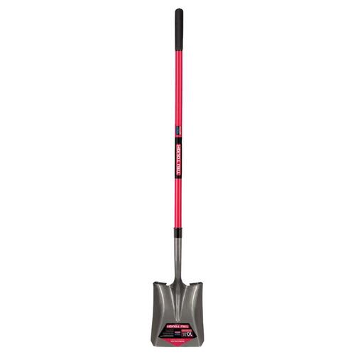 Shovel Tru-Tough 57" Steel Square Transfer Fiberglass Handle Multi-Colored - pack of 6