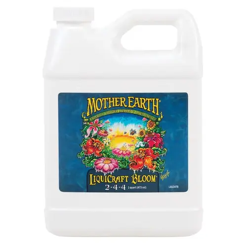 LiquiCraft Bloom Plant Fertilizer, 1 qt, Liquid, 2-4-4 N-P-K Ratio