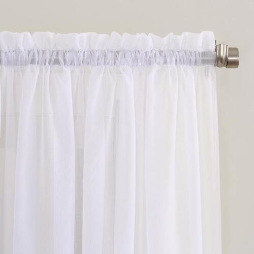 Curtain Reno White 102" W X 84" L White