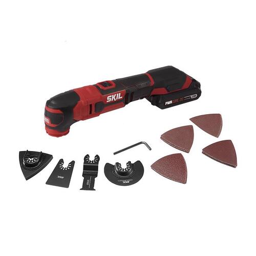 Oscillating Multi-Tool Kit, Battery Included, 20 V, 2 Ah, 11,000 to 16,000 opm