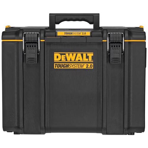 DEWALT DWST08400 ToughSystem 2.0 Series Extra Large Tool Box, 110 lb, Plastic, Black