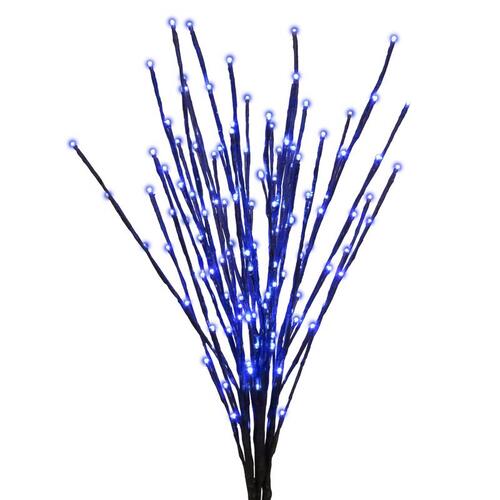 Yard Decor Platinum LED Blue 32" Twinkle Light Burst