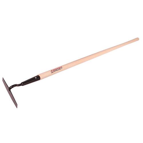 Nursery and Beet Hoe with Wood Handle, 6 in W Blade, 3-1/2 in L Blade, Hardwood Handle Brown