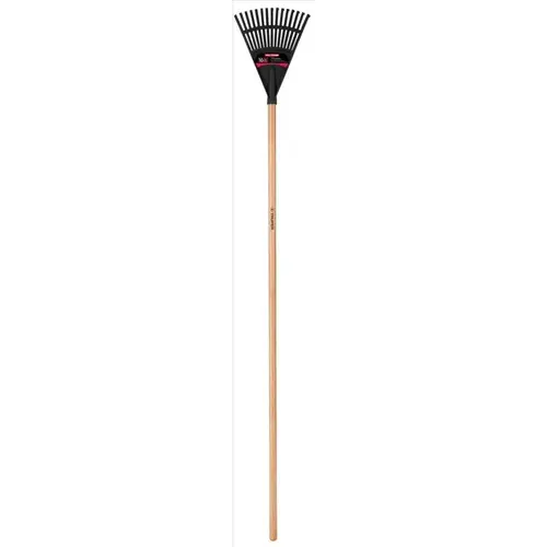 Shrub Rake Tru-Tough 54.5" 15 Tine Poly Wood Handle - pack of 6