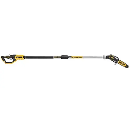 Pole Saw, 20 V, Plastic Pole, Comfort-Grip Handle, 8 in OAL Black/Yellow