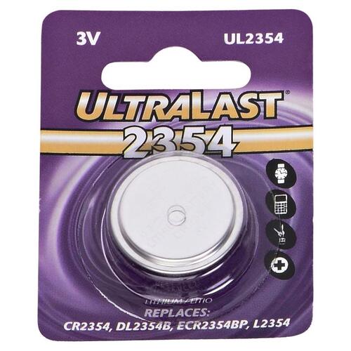Ultralast UL2354 Keyless Entry Battery Lithium CR2354 3 V 560 mAh