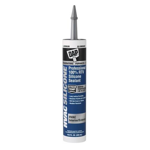 HVAC Silicone Sealant Aluminum Paste 10.3 fl oz Cartridge