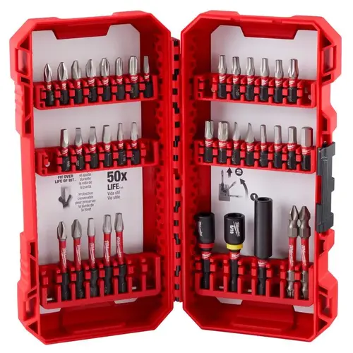 Impact Driver Bit Set Shockwave Assorted Alloy Steel