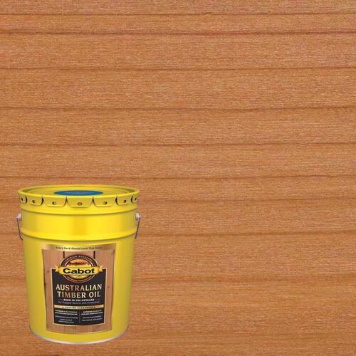 19400 Series 140.00.008 Australian Timber Oil, Honey Teak, Liquid, 5 gal, Pail