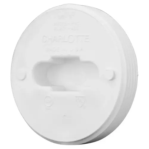 Clean-Out Plug Schedule 40 2" MPT X 2" D Hub PVC