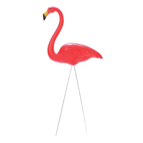 Garden Sculpture, Featherstone Flamingos, Polyethylene - Pair Pink