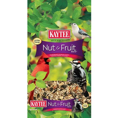Kaytee 100509645 Wild Bird Food Nut & Fruit Songbird Nut & Fruit 20 lb