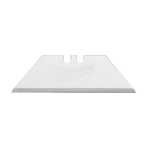 Utility Blade, 2-3/8 in L, Carbide Steel, 2-Point Silver - pack of 5