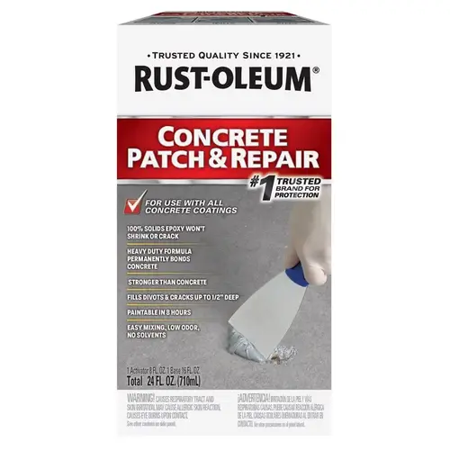 Concrete Patch and Repair Kit, Gray, 24 oz Box
